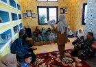 Babinsa Panjunan Monitoring Kegiatan Story Telling Pojok Baca dalam Rangka Lomba Tingkat Kota Cirebon